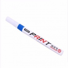 晨光油漆笔AOMW0501小字油性单头 6色银/金/蓝/红/白/黑 12支/盒