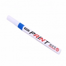 晨光油漆笔AOMW0501小字油性单头 6色银/金/蓝/红/白/黑 12支/盒