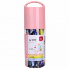 得力水彩笔6955混色随机 36色/筒