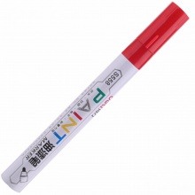 得力S558油漆笔 8色银/金/绿/蓝/红/黄/白/黑 单色12支/盒