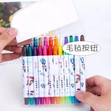得力旋转蜡笔优酷6965 混 12支/包
