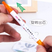 得力旋转蜡笔优酷6965 混 12支/包