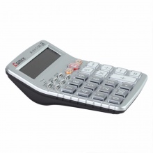 齐心计算器C-1260 经典语音王  银色 5个/盒