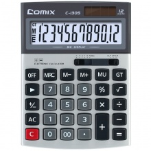 齐心计算器C-130S 超级耐用金刚 灰色 2个/盒