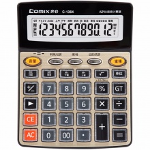 齐心计算器C-1364 语音计算器  配色 5个/盒