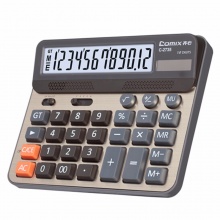 齐心计算器C-2735 电脑按键 土豪金色 5个/盒