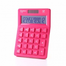 齐心计算器C-6S 小台 苹果系列时尚办公 绿色 5个/盒