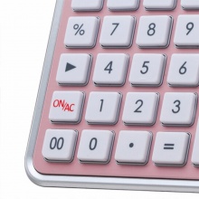 齐心计算器C-7S 爱尚 玫瑰金色 2个/盒