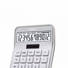 齐心计算器C-7S 爱尚 银色 2个/盒