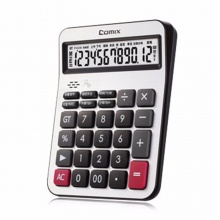 齐心计算器C-8158 语音 典雅银色 10个/盒
