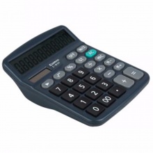 齐心计算器C-837 经典办公 黑色 5个/盒