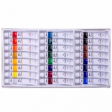 得力水彩颜料73850-12色/73851-18色/73852-24色