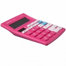 齐心计算器C-838EC 时尚 普通12位 红色 5个/盒