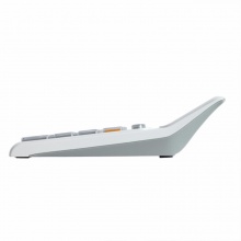 齐心计算器C-858  舒视语音王 白色 5个/盒