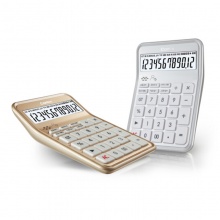 齐心计算器C-89 爱尚语音  土豪金色 10个/盒