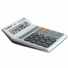 齐心计算器C-898 舒视语音王 白色 5个/盒