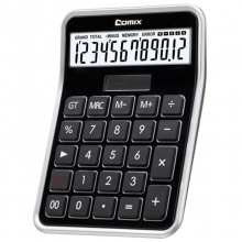 齐心计算器C-8S 苹果系列时尚办公 黑色 2个/盒