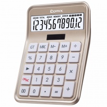 齐心计算器C-8S 苹果系列时尚办公 黑色 2个/盒