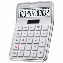 齐心计算器C-8S 苹果系列时尚办公 黑色 2个/盒