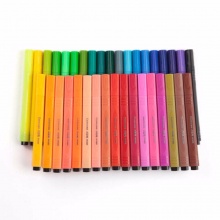 齐心三角杆水彩笔OP1005-36 36色 1.5mm 盒装