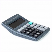 齐心计算器KA-835 经济办公 卡装 黑色 5个/盒