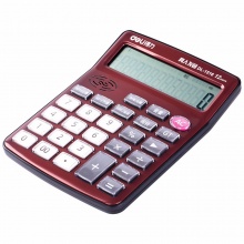 得力计算器1516 语音型 棕色 173×132×45mm 20个/盒
