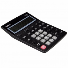 得力计算器1521A 桌面型 黑色 208ｘ154ｘ43mm 10个/盒