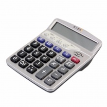 得力计算器1525 语音型 银色 142ｘ112ｘ45mm 20个/盒