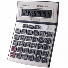 得力计算器1528 语音型 灰色 196ｘ146ｘ60mm 10个/盒