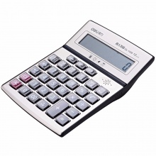 得力计算器1528 语音型 灰色 196ｘ146ｘ60mm 10个/盒