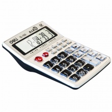 得力计算器1535 语音型 银色 152ｘ112ｘ34mm 20个盒