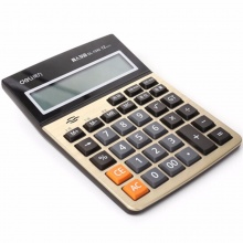 得力计算器1542A 语音型 金色 211ｘ154ｘ41mm 10个/盒
