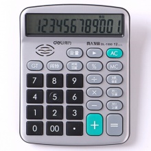 得力计算器1550A 语音型 银色 154ｘ120ｘ38mm  20个/盒