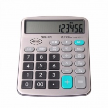 得力计算器1550A 语音型 银色 154ｘ120ｘ38mm  20个/盒