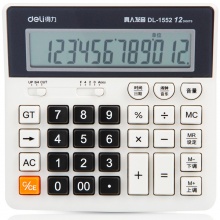 得力计算器1552 语音型 颜色随机 163ｘ164ｘ48mm 10个/盒