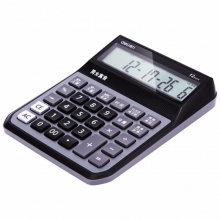 得力计算器1555 语音型 蓝灰色 201.5×160×44.5mm 10个/盒