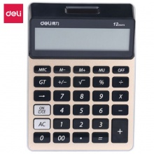 得力计算器1575A 桌面型 金色 176.5ｘ128ｘ29.5mm 20个/盒