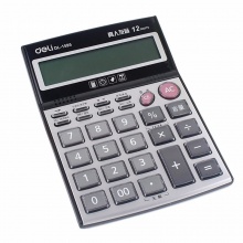得力计算器1595 语音型 黑灰色 200×148×56mm 10个/盒