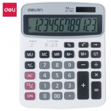 得力计算器1603 桌面型 灰白色 192×157×40mm 10个/盒