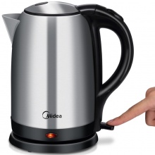美的 WSJ1703a 电热水壶 1.7L 304不锈钢色