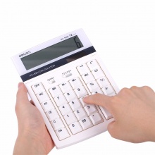 得力计算器1640A 桌面型 白色/黑色 202ｘ142ｘ27mm 10个/盒