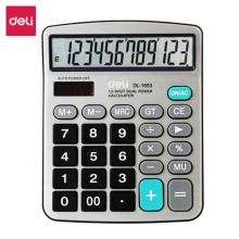 得力计算器1653 桌面型 银色 178×144×39mm 10个/盒