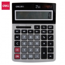得力计算器1672A 桌面型 黑灰色 211×154×41mm 10个/盒