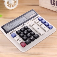 得力计算器2135 桌面型 白色 190×154×43mm 10个/盒