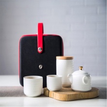 唯都 W-S14 旅行茶具 白色