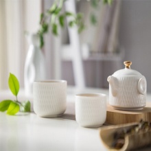 唯都 W-S14 旅行茶具 白色