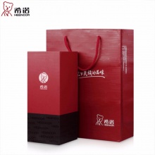希诺玻璃双层保温杯XN-9300 180ML 带盖过滤茶杯