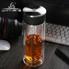 万象双层玻璃保温杯HBC1309-350L(V25L) 350ML