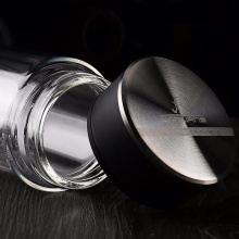 万象双层玻璃保温杯HBC1309-350L(V25L) 350ML