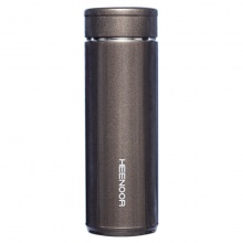 希诺不锈钢真空保温杯XN-7601 420ml 礼盒装 中闪银灰色